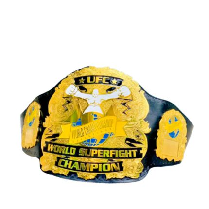 Old UFC MMA Ultimate World SUPERFIGHT Championship Replica Title Belt
